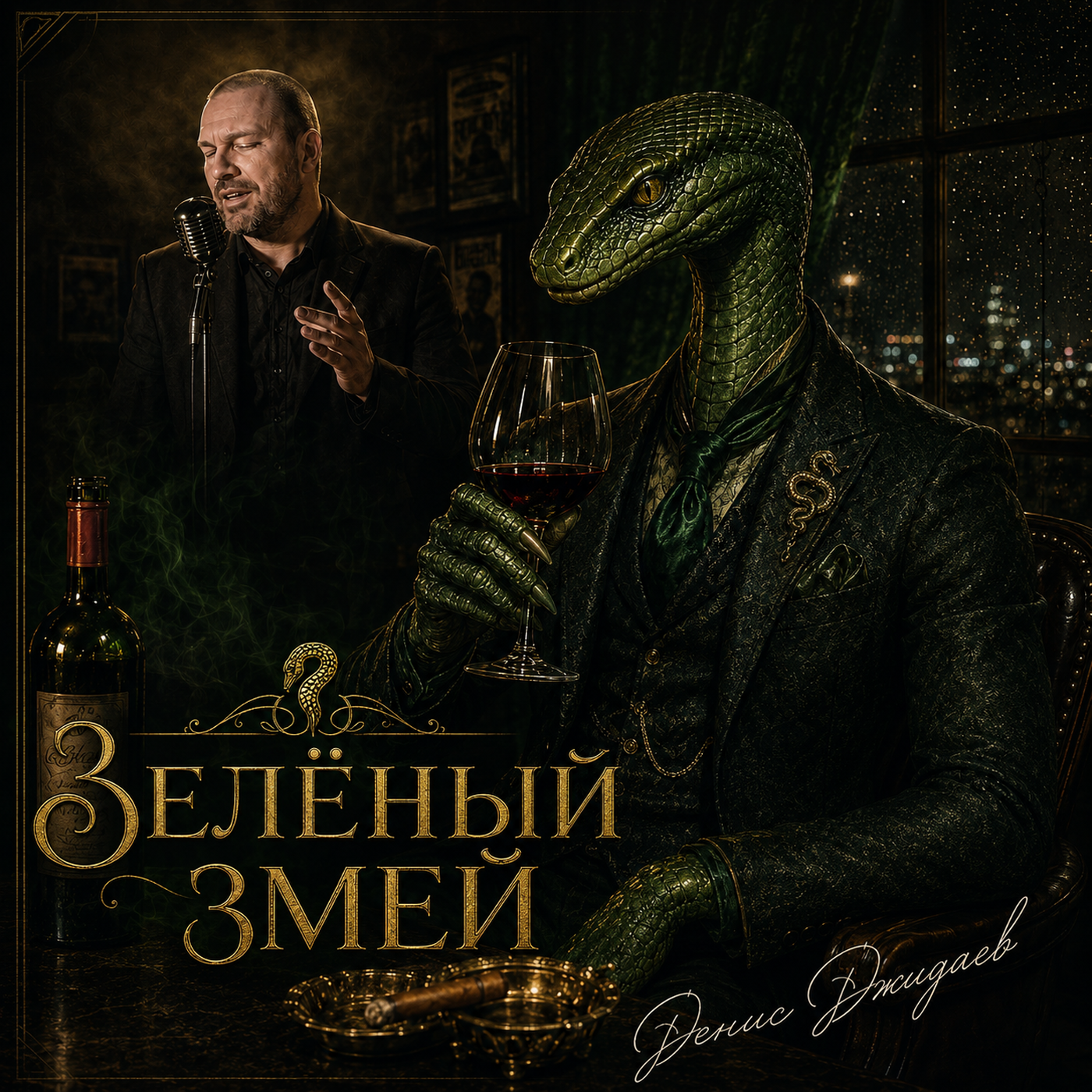 Иллюстрация к записи «Текст песни: «Зелёный змей»»